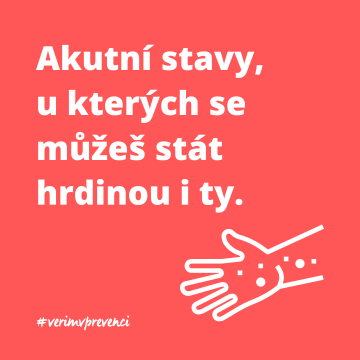 Anafylaktický šok, popáleniny či krvácení. Tři akutní stavy, u kterých se můžeš stát hrdinou i ty.