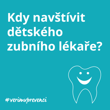 Kdy navštívit dětského zubního lékaře?