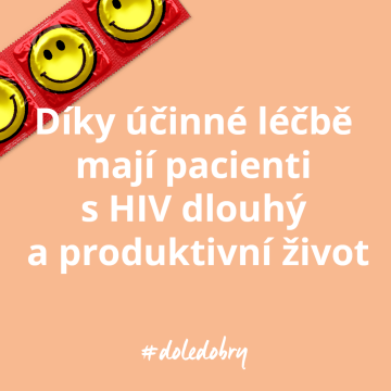 Díky účinné léčbě mají pacienti s HIV dlouhý a produktivní život