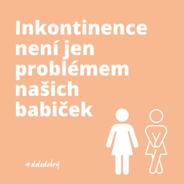 Inkontinence není jen problémem našich babiček
