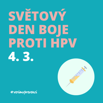 Světový den boje proti HPV šíří povědomí o viru i vakcinaci proti němu