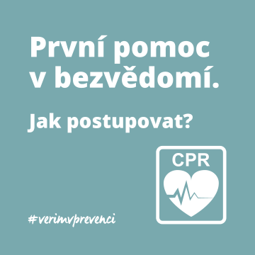 První pomoc v bezvědomí. Jak postupovat?